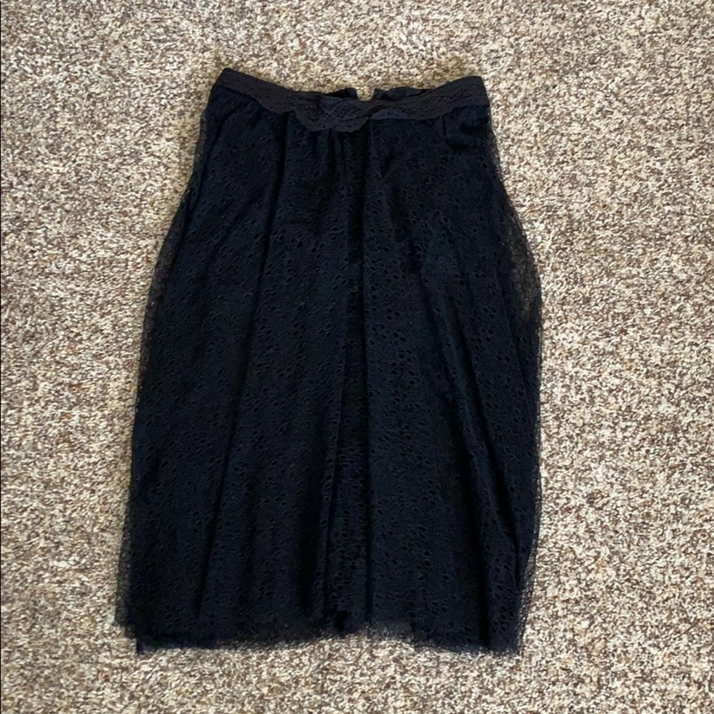 Free people lace maxi skirt